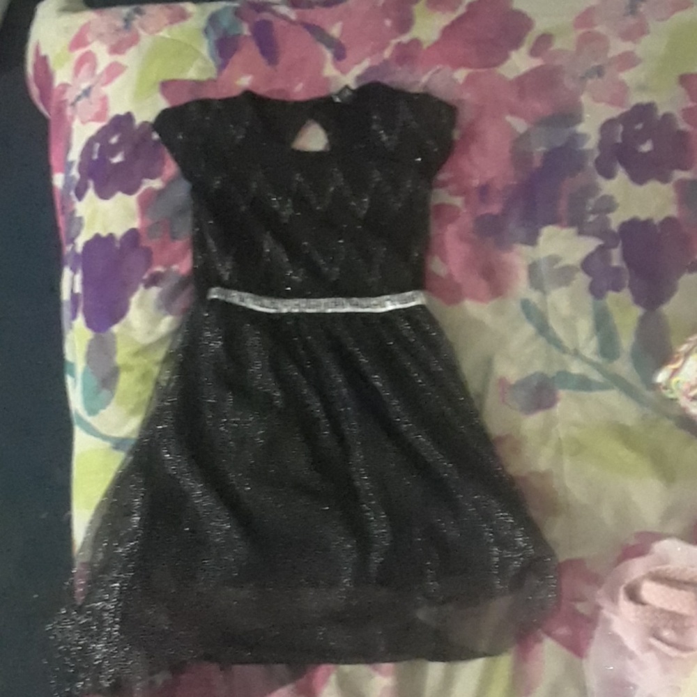 black theme dress